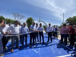 Treinta y Tres, la ciudad deportiva más importante del país, inauguró obras con la presencia del presidente