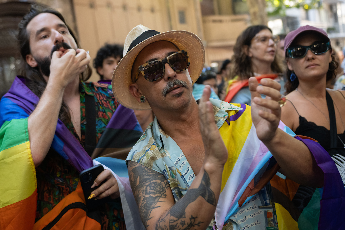 Repercusiones de la Marcha de los colectivos LGBT tras los dichos de Milei en Davos