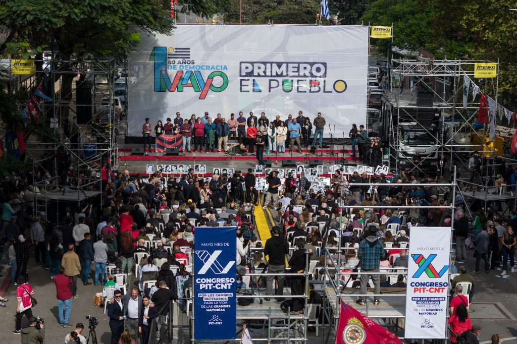 Resumen del acto del PIT-CNT por el Día de los Trabajadores
