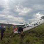 La avioneta que había sido robada hoy a la mañana en Rivera fue hallada horas después en un campo en Paraguay