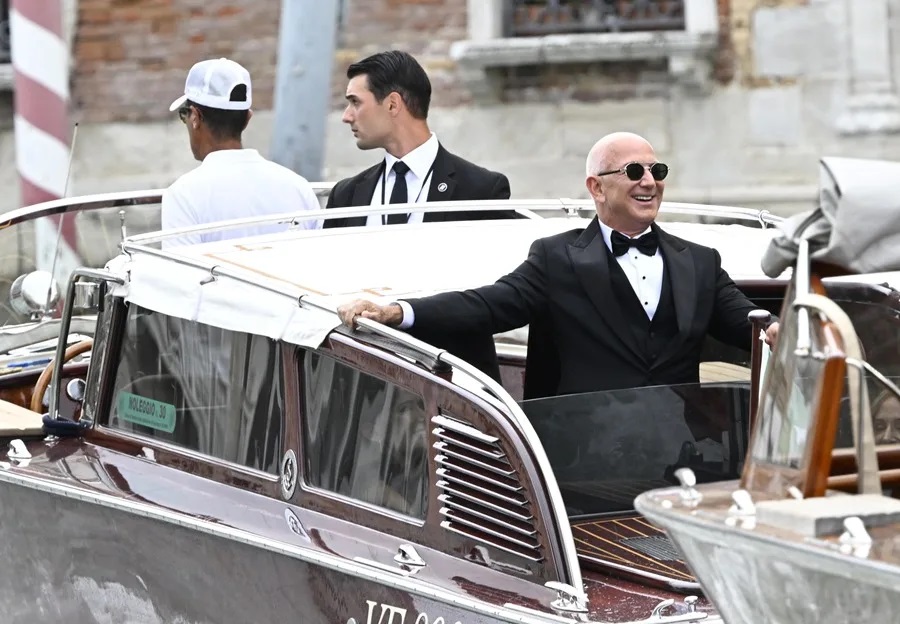 El casamiento de Jeff Bezos en Venecia: poder, dinero y política global