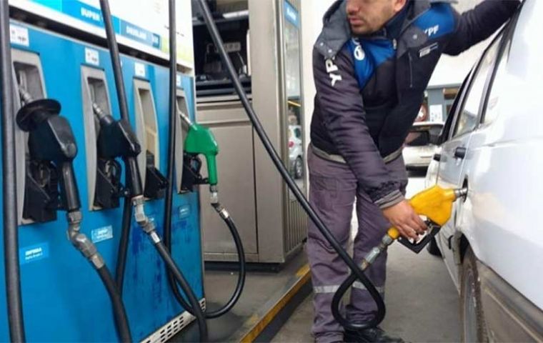 Nuevo aumento de combustibles en Argentina
