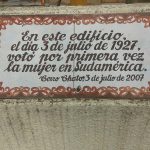 Mañana en Cerro Chato se conmemoran 98 años del primer voto femenino en toda latinoamérica