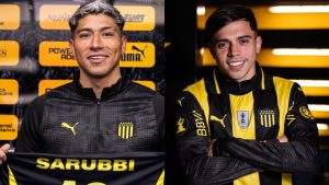 Fueron presentados Cortéz y Cruz en Peñarol