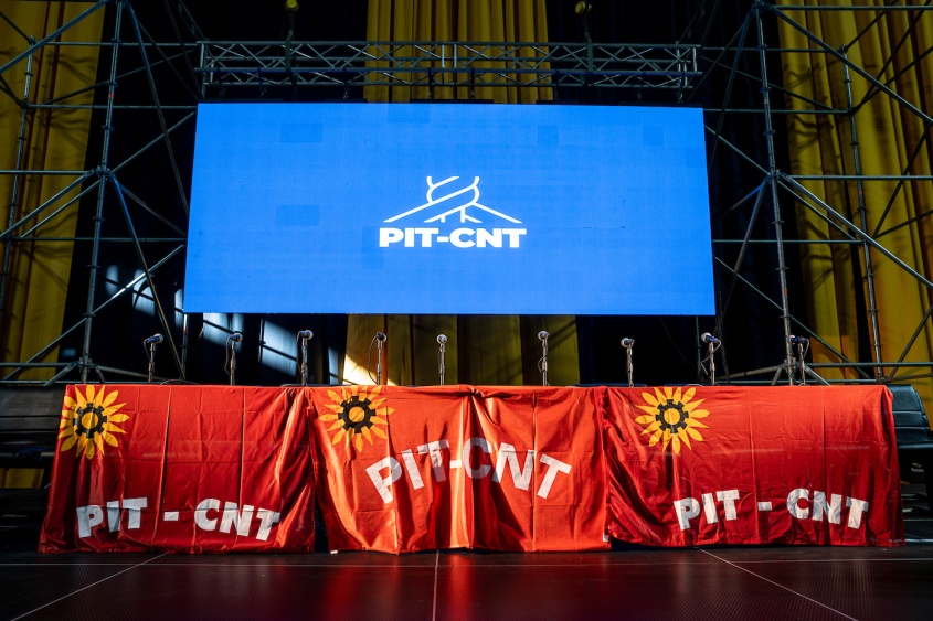 Primer paro del PIT-CNT a Orsi