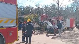 Incendio en Salto deja a un hombre y cuatro niños heridos, tres de los menores fueron trasladados al Centro de Quemados