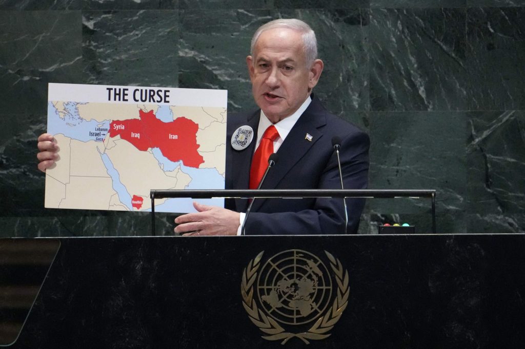 Netanyahu habló ante una Asamblea de la ONU semivacía, en medio de protestas y divisiones