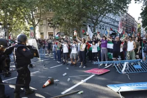 Protestas propalestinas impidieron terminar la vuelta de España