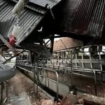 Fuertes vientos causaron destrozos en Nueva Palmira durante el temporal del fin de semana