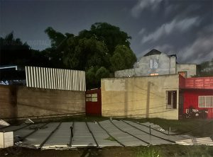 Durazno: fuerte temporal dejó hogares sin luz, voladuras de techos y arboles caidos