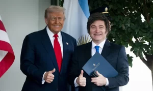 Las miradas puestas en Davos donde hablan Trump y Milei