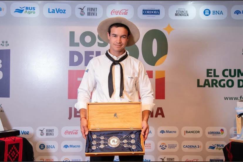 Desde Isla Patrulla al “mundial de la doma”: Agustín Miraballes fue campeón en Jesús María