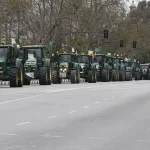 Madrid colapsada por manifestaciones de tractores contra acuerdo UE-Mercosur