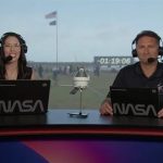 Noelia González, la periodista uruguaya que condujo transmisión histórica de la misión a la órbita de la Luna