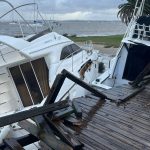 Temporal en Maldonado dejó daños en Punta del Este