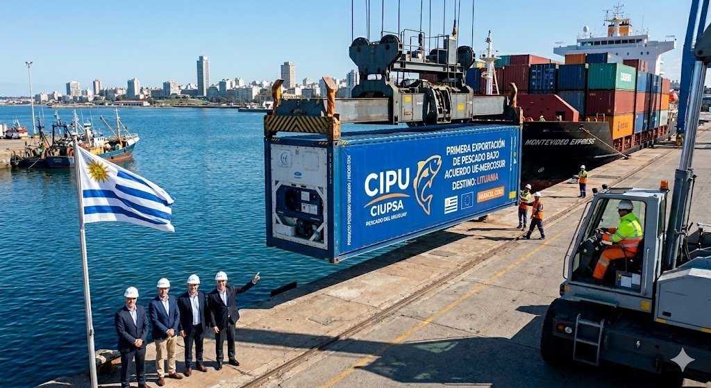 Acuerdo UE- Mercosur: Primera exportación pesquera uruguaya sin aranceles abre una nueva etapa para el sector