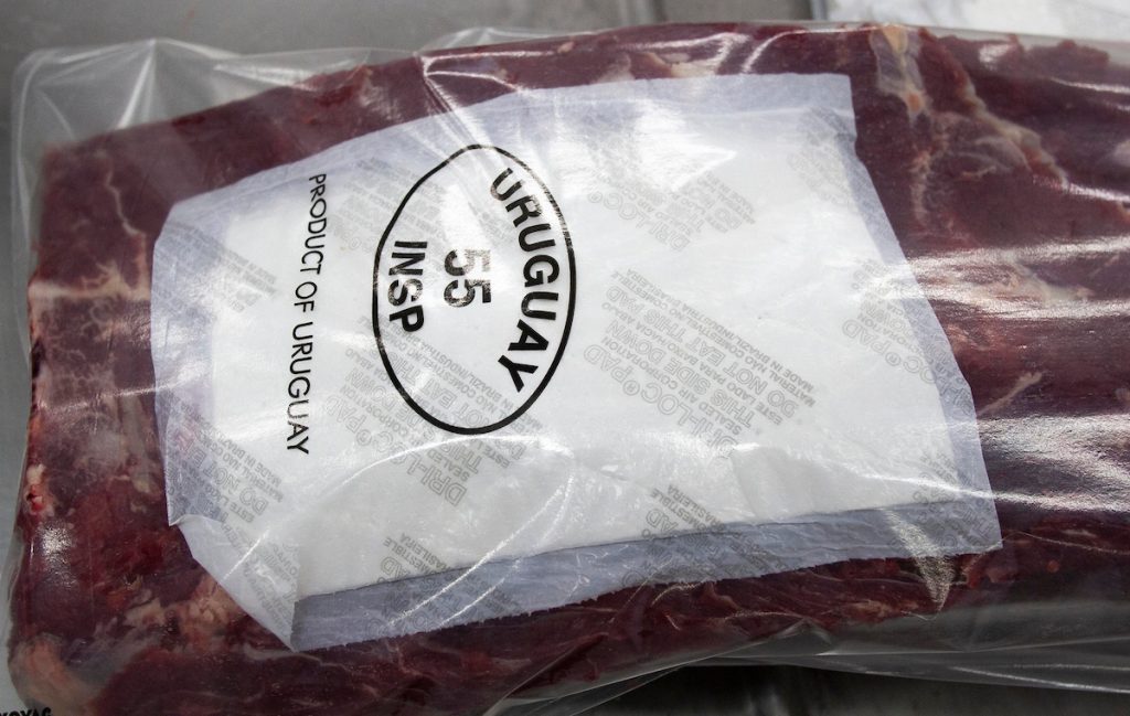 Baja precio de exportación de la carne