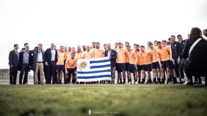 La selección uruguaya se despide en Canelones antes de irse al mundial