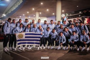 La Selección Uruguaya partió rumbo al Mundial