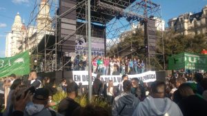 Jornada de protestas sindicales en Argentina