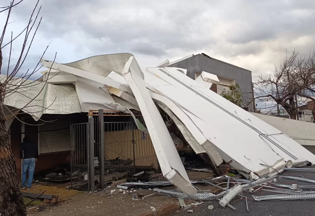 Salto activa respuesta tras temporal de este sábado con destrozos e impacto a la granja