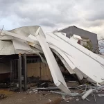 Salto activa respuesta tras temporal de este sábado con destrozos e impacto a la granja
