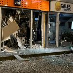 Explotaron un cajero automático en Parque Miramar; hay 3 detenidos