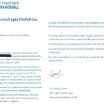 Carta del 10 de Marzo de 2026 del Dr. Gonzalo Costa a la dirección del Pereira Rossell advirtiendo el estado de situación de Neurocirugia en el hospital pediátrico