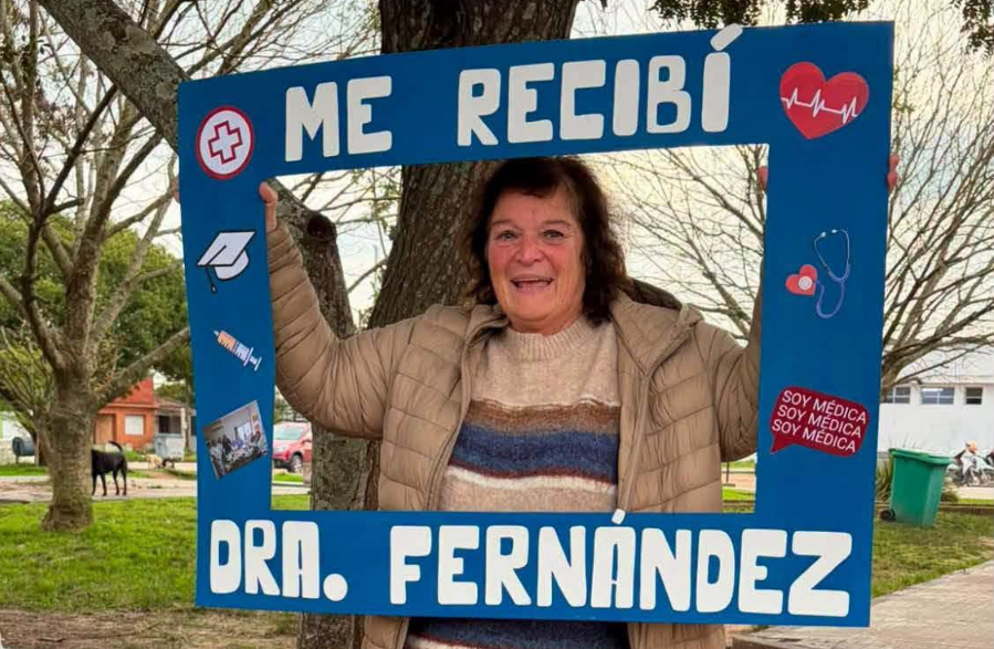 Lidia Fernández: a los 65 años cumplió su sueño de ser médica