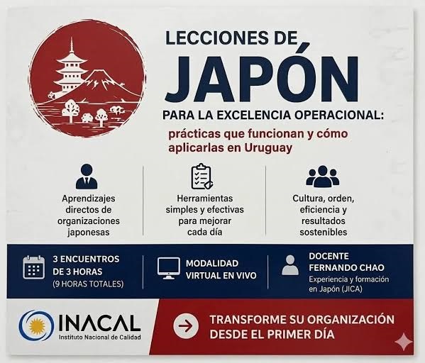 INACAL propone adaptar las prácticas japonesas de mejora continua a las empresas uruguayas