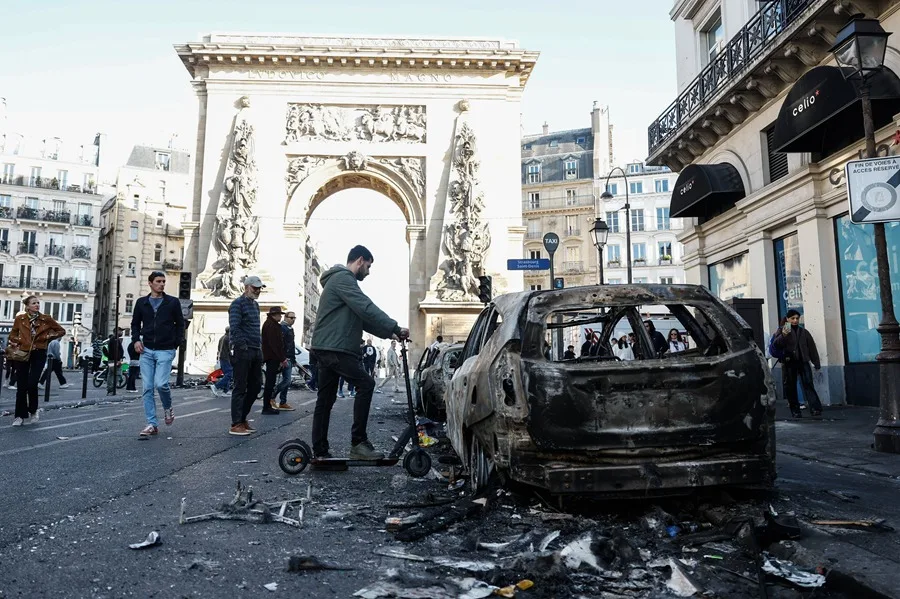 Francia en llamas: de la protesta en un liceo a la peor violencia en décadas