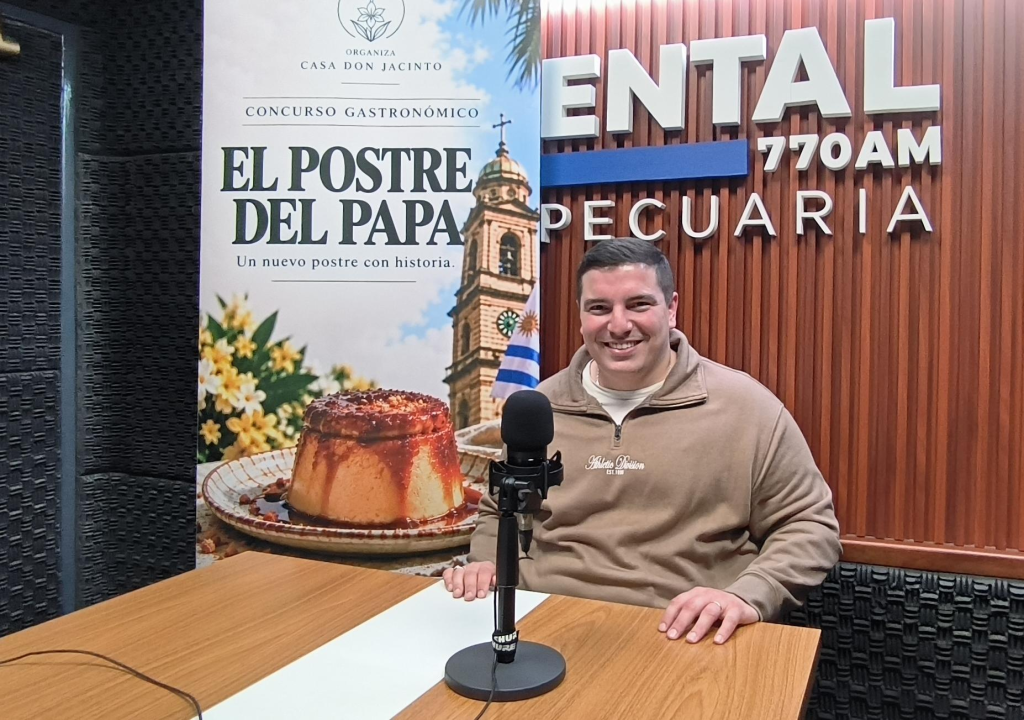 “El Postre del Papa”: Gastronomía que conecta con Jacinto Vera